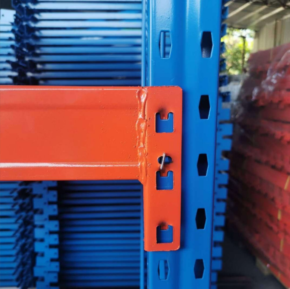 Maximize Your Storage Space with our 4-Layer Adjustable Long Span Shelving - Versatile, Selective, and Dynamic Storage Solutions for Garage, Warehouse and Factory – Powder Coated Heavy Duty Storage Rack (L2000 x W600 x H2000mm)