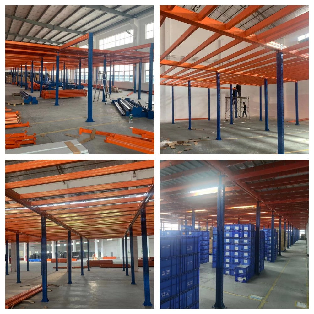 Optimizing Your Space and Productivity with Our Modular Steel Mezzanine Flooring - Available in 2-4 Floors, Secure, Versatile, and Cost-Effective - Easy Installation Like Building Blocks